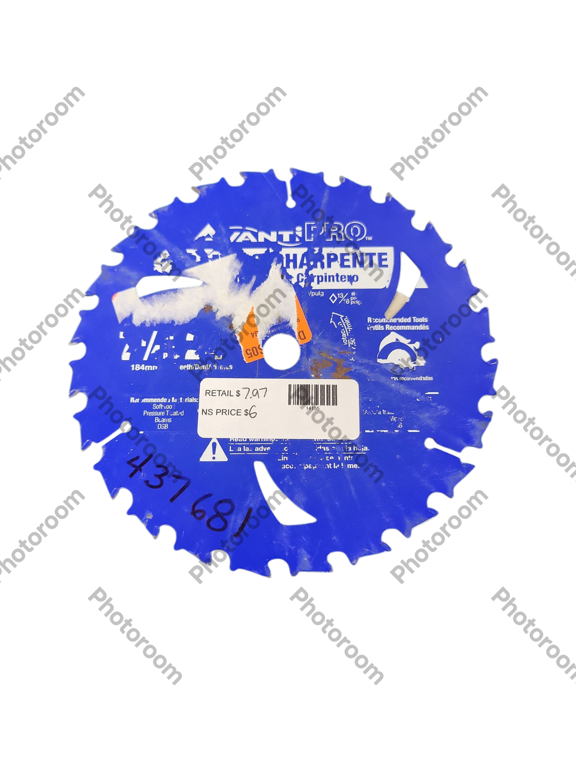 Avanti Pro 7-1/4 in. x 24-Tooth Framing Circular Saw Blade P0724R