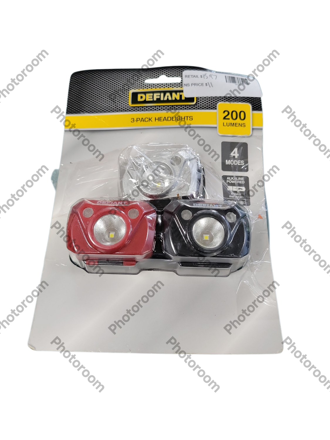 Defiant 200 Lumens Headlight (3-Pack) 90651  .