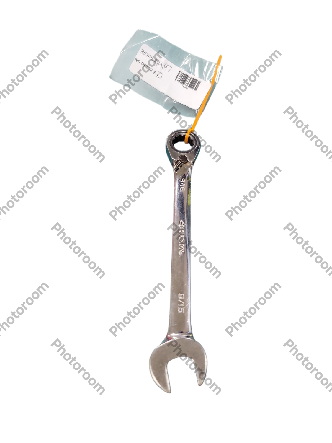 Husky 9/16 in. 12-Point SAE Ratcheting Combination Wrench HRW916