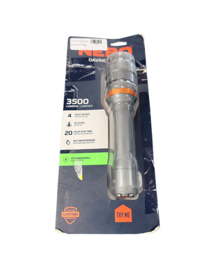 NEBO Davinci 3500 Lumen Rechargeable Flashlight and Power Bank NEB-FLT-0032