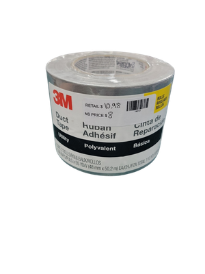 3M 1.88 in. x 55 yds. Utility Duct Tape (2 Rolls/Pack) 1955-2PK