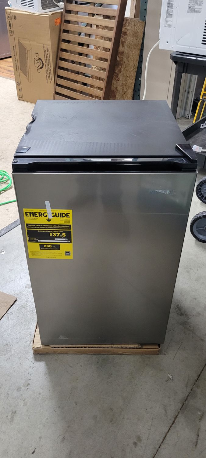 Vissani 4.3 cu. ft. Mini Refrigerator in Stainless Steel, ENERGY STAR HVAR43GSE .