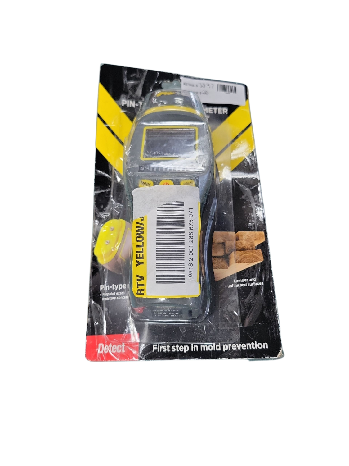 General Tools Pin Type Digital Moisture Meter for Water Damage and Mold Prevention MM7  .