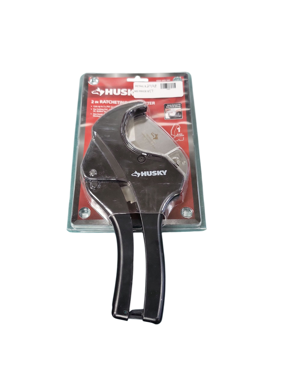 Husky 2 in. Ratcheting PVC Cutter 16PL0805  .