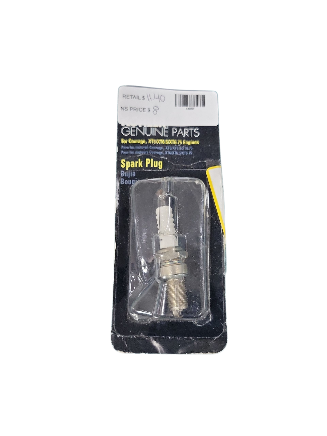 KOHLER Spark Plug for XT6/XT6.5/XT6.75 Engines 490-250-K016