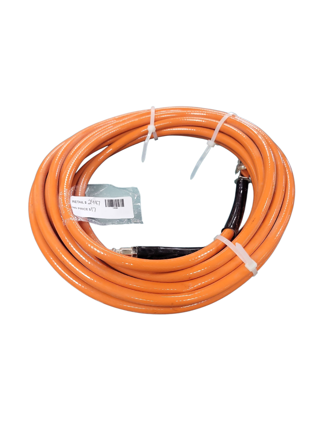 Freeman 1/4 in. x 50 ft. Polyurethane Air Hose with Field Repairable Ends and 1/4 in. NPT Fittings P1450RPUWF