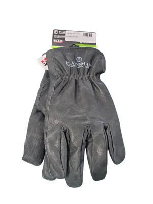 Plainsman Premium Cowhide Leather Mens M Fleece 40g Lining Black Soft NWT