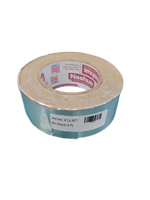 Nashua Tape 1.89 in. x 50 yd. 322 Multi-Purpose HVAC Foil Sealer Duct Tape 1906075  .
