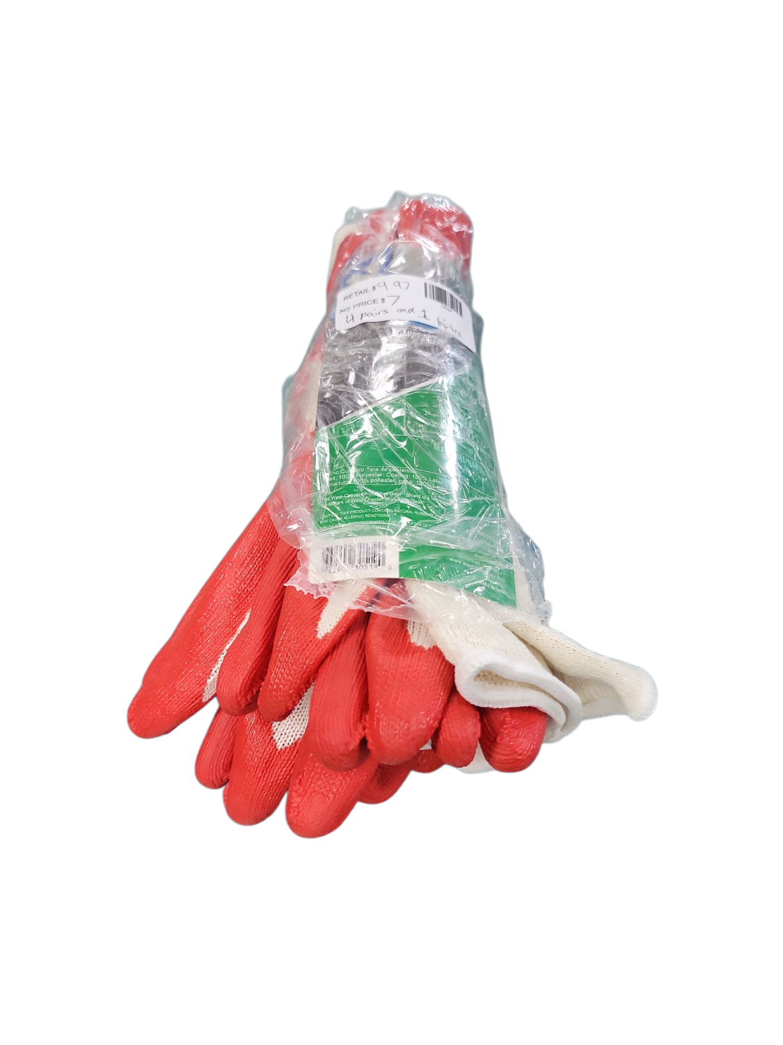 West Chester Protective Gear Economy Latex Coated Large Knit Gloves (6-Pack) 30707L/6PEPPS30