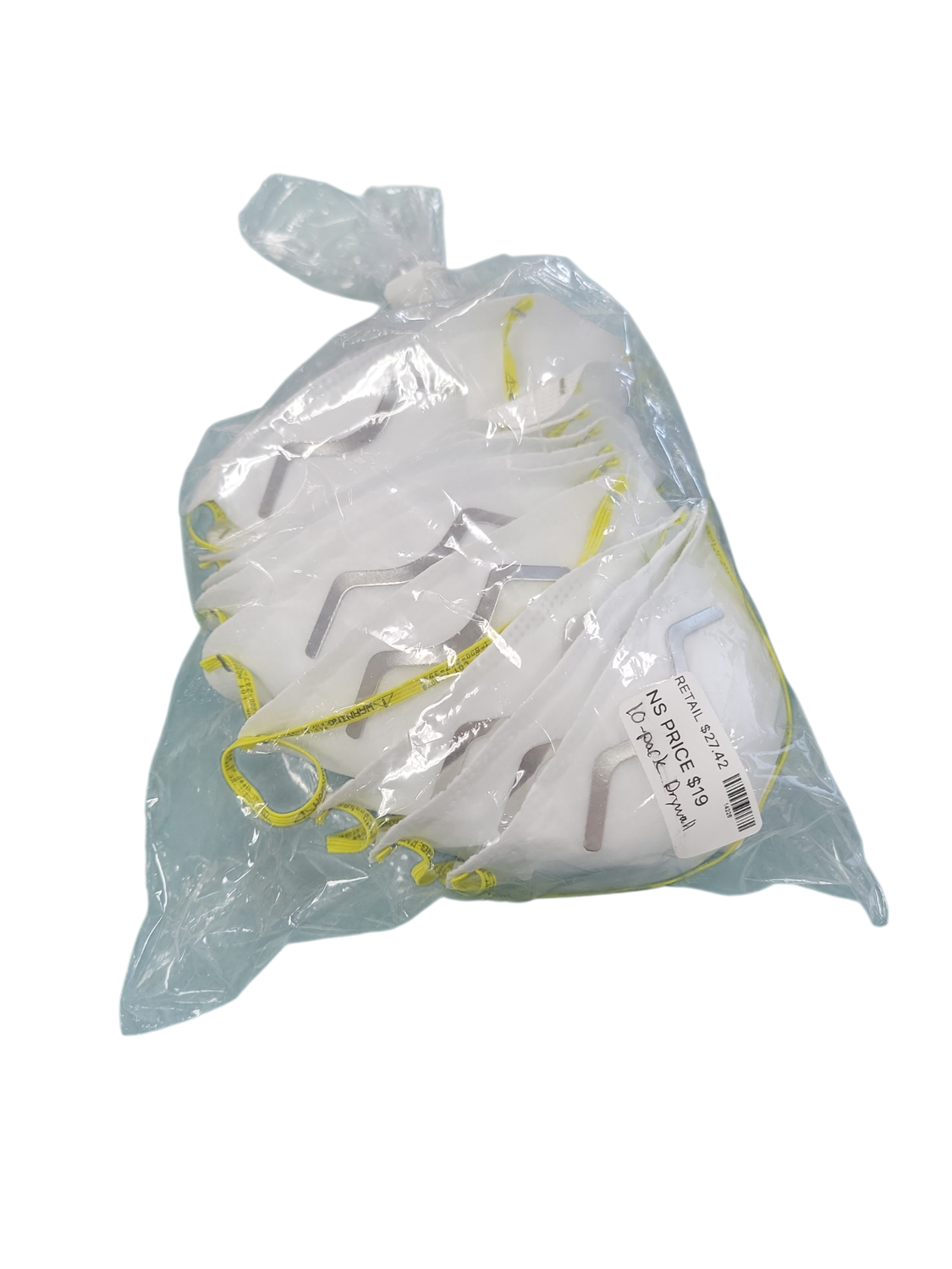 3M 8511 N95 Drywall Particulate Disposable Respirator with Cool Flow Valve (10-Pack) 8511DB1-A
