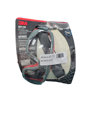 Scotchgard Protector Gray/Red Anti-Fog Goggles with Clear Lens 47212H1-VDC-PS .