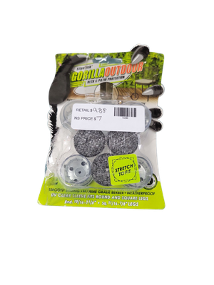 Gorilla Floor Protection Gorilla Outdoor Clear Sleeve Berber Pads 1 in. H5004