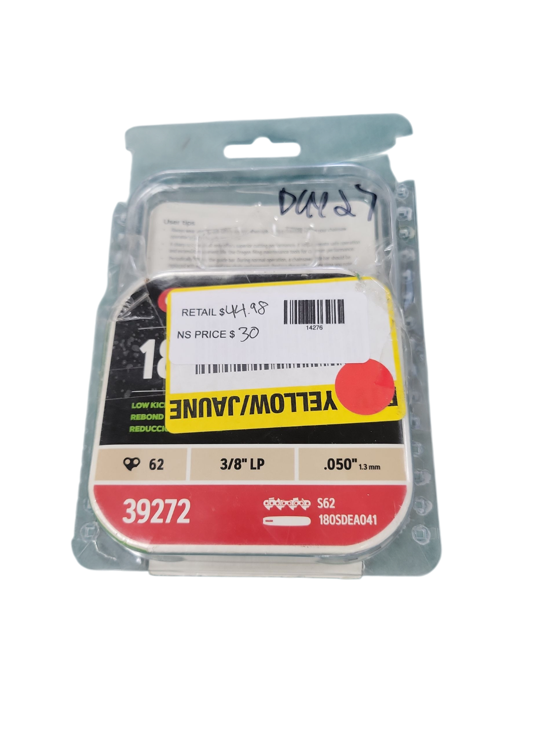 Oregon 18 in. Chainsaw Bar and S62 Chain, Fits Echo, Craftsman, Poulan, Homelite, Makita, Ryobi, Husqvarna and More (39272) 18A041S62-23