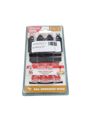 DIABLO 1-1/4 in. Universal Fit Carbide Oscillating Blades for Nail-Embedded Wood (3-Pack) DOU125CW3 .