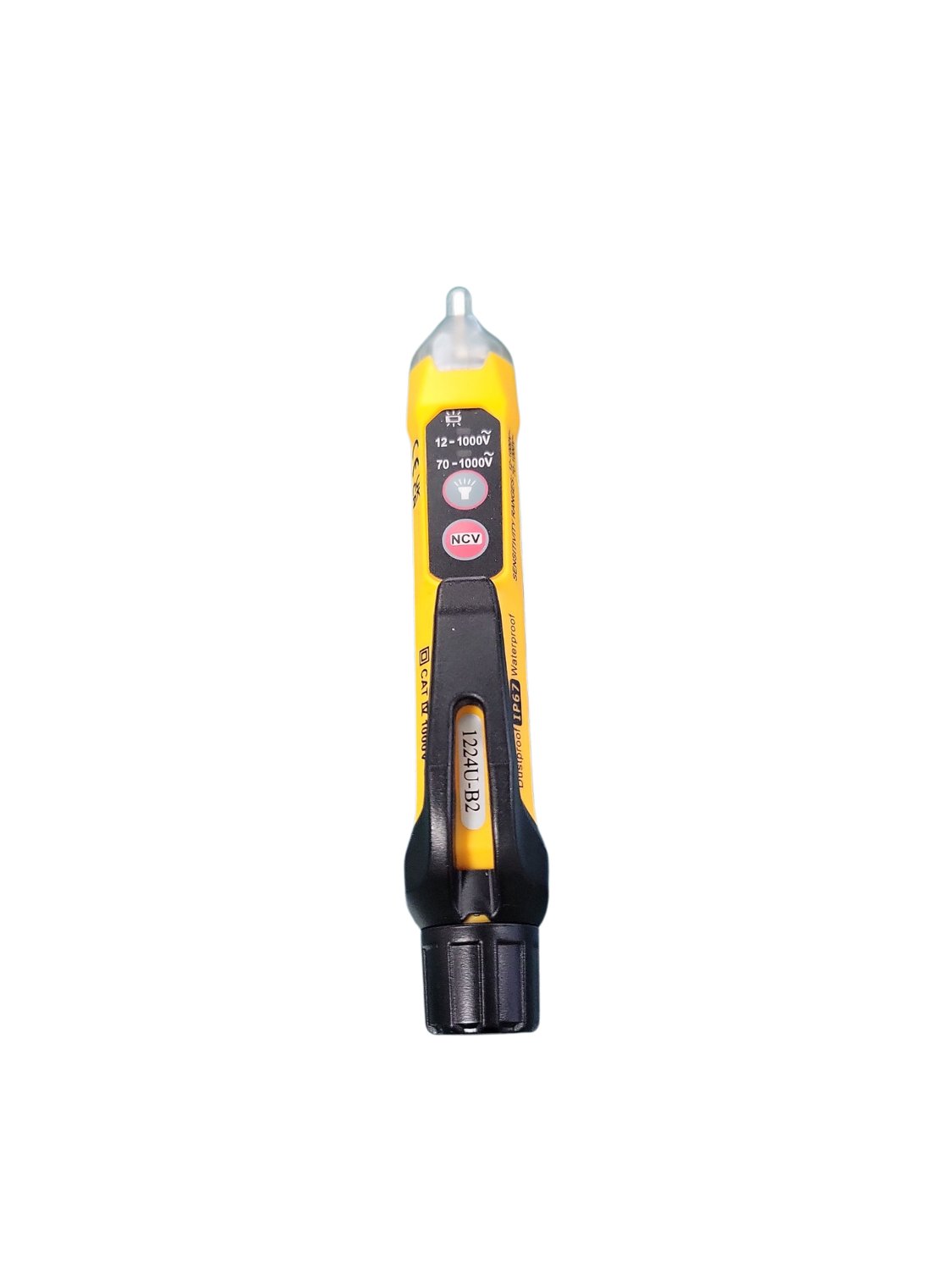 Klein Tools Digital Dual Range Non Contact Voltage Tester with LED Flashlight 12-1000V ACNCVT-3PR .