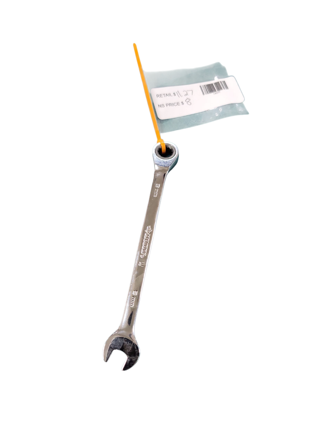 Husky 8 mm 12-Point Metric Ratcheting Combination Wrench HRW8MM