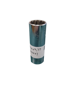 Husky 1/2 in. Drive 21 mm 12-Point Metric Deep Socket H2D12P21MM