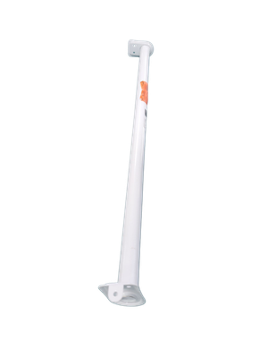 Onward 30 in. (762 mm) to 48 in. (1210 mm) White Metal Adjustable Closet Rod 3048FEWV