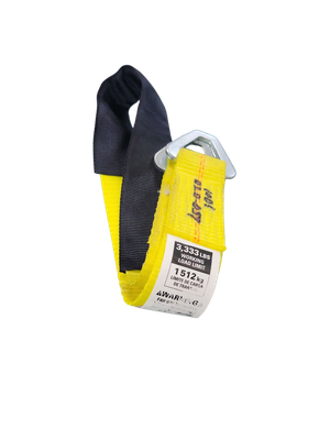 Keeper 2 in. x 36 in. x 3,333 lbs. Keeper Axle Strap with D-Ring and Protective Sleeve Rope 04228