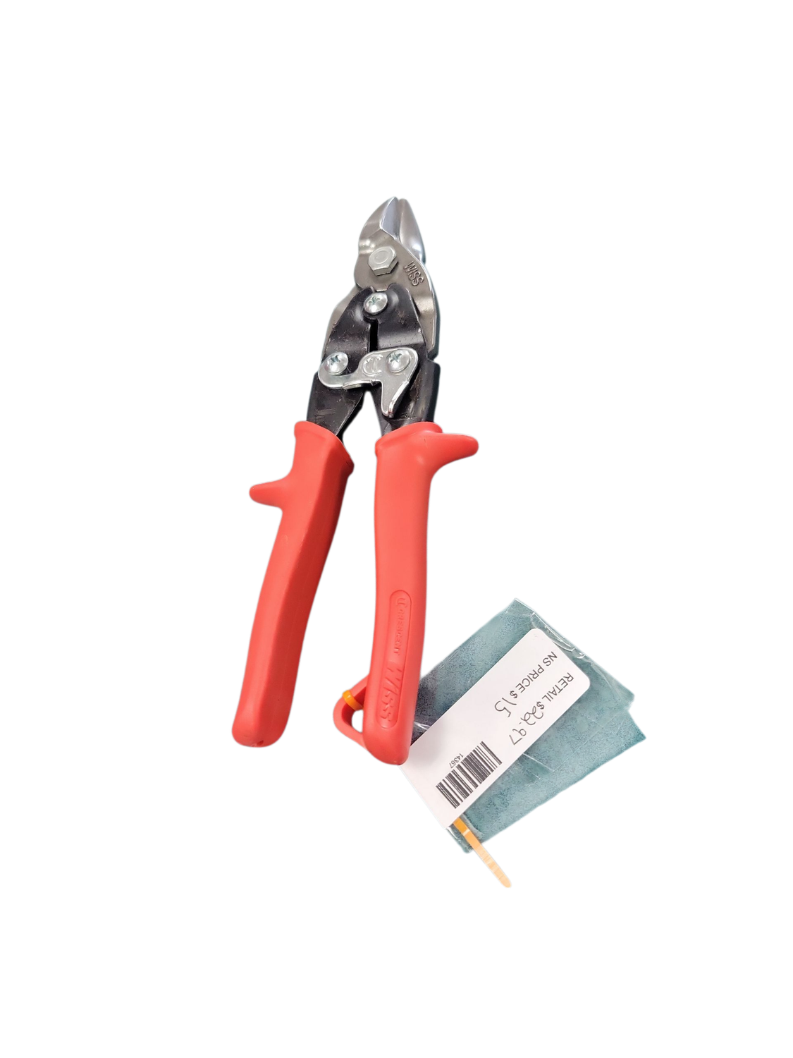 Crescent Wiss 9-1/4 in. Compound Action Straight, Left and Right Cut Bulldog Aviation Snip M5R