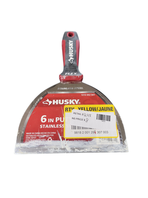 Husky 6 in. Putty Knife with Stainless Steel Blade 90981