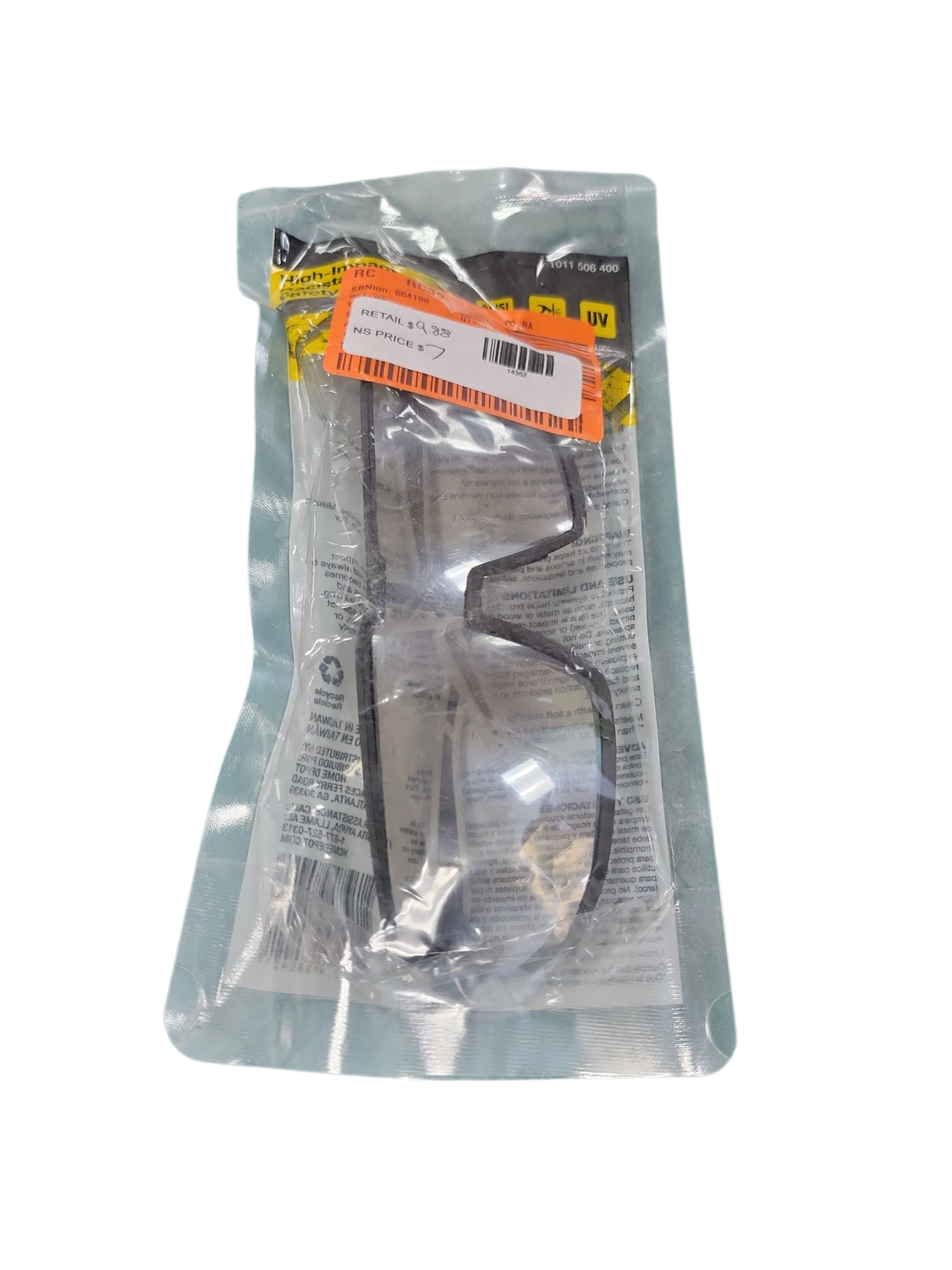 Safety Glasses Indoor and Outdoor mirror Hard Coat EP6100 EP6100 Indoor&amp;Outdoor mirror