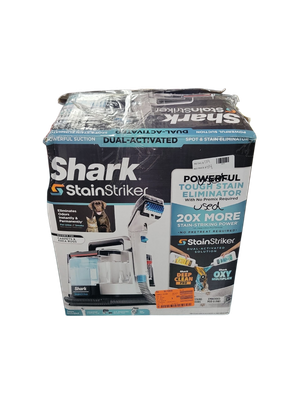 Shark StainStriker Portable Corded Upholstery, Car, Rug and Carpet Cleaner with Spot and Pet Odor Remover in White PX201