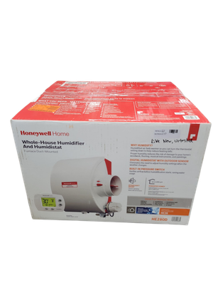 HE280D 17 Gallon Flow-Through Bypass Whole House Humidifier and Digital Humidistat HE280D2001/U
