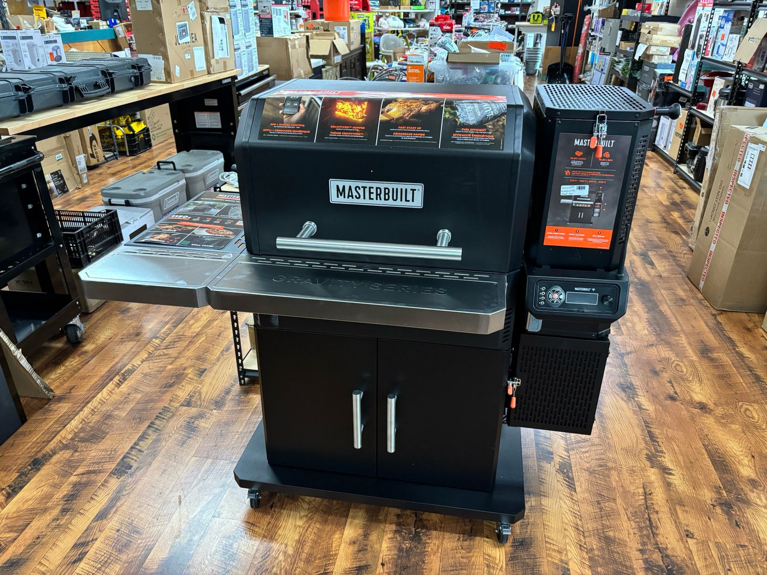 Masterbuilt Gravity Series Charcoal Grill Plus Smoker in Black 1150 sq. in. MB20041525