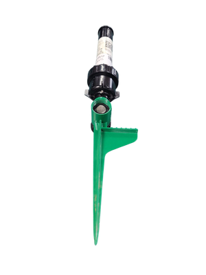 Rain Bird 3200 sq. ft. 32SA Gear Drive Rotor Sprinkler on a Spike w/Rain Curtain Technology, 40-360° Pattern, Adjustable 19-32 ft. 32SASP