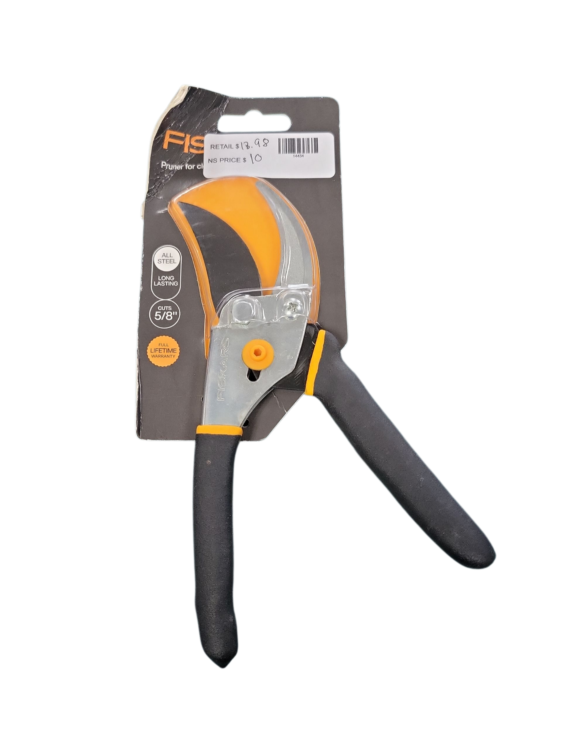 Fiskars 5/8 in. Cut Capacity Classic Bypass Hand Pruning Shears 391091-1011