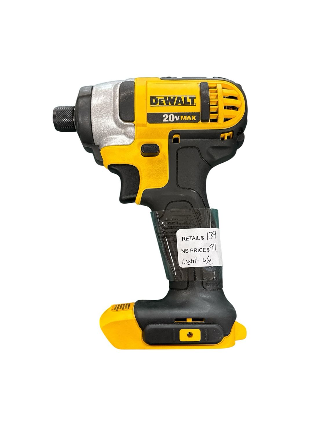 DEWALT 20V MAX Cordless 1/4 in. Impact Driver (Tool Only) DCF885B