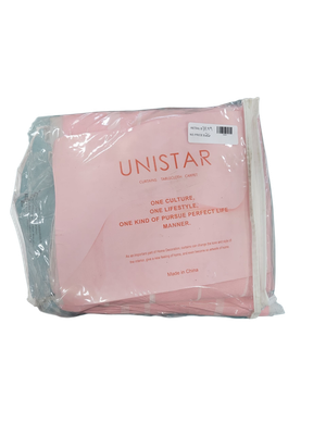 UNISTAR 2 Panels Stars Blackout Curtains for Bedroom Girls Kids Baby Window Decoration Double Layer Star Cut Out Aesthetic Living Room Decor Wall Home Curtain,W52 x L63 Inches,Pink