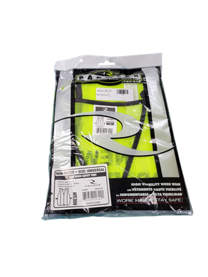 Radians SVG1-S/XL Small to Extra Large Non Rated Safety Vest with One Inch Tape, Green Mesh