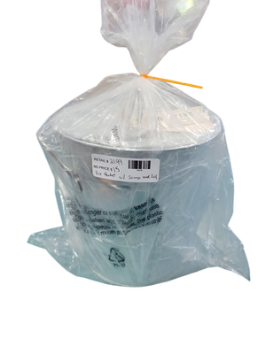 Twine Insulated Ice Bucket With Lid &amp; Scooper for Parties - Galvanized Metal Bucket Cooler &amp; Drink Tub Holds 1 Gallon