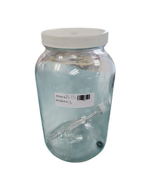 FastRack 1 Gallon Mason Jar Wide Mouth &amp; Twin Bubble Airlock (Pack of 2) | for Fermentation, Pickling, Brewing &amp; Dry Storage – BPA-Free One Gallon Glass Jar with Lid
