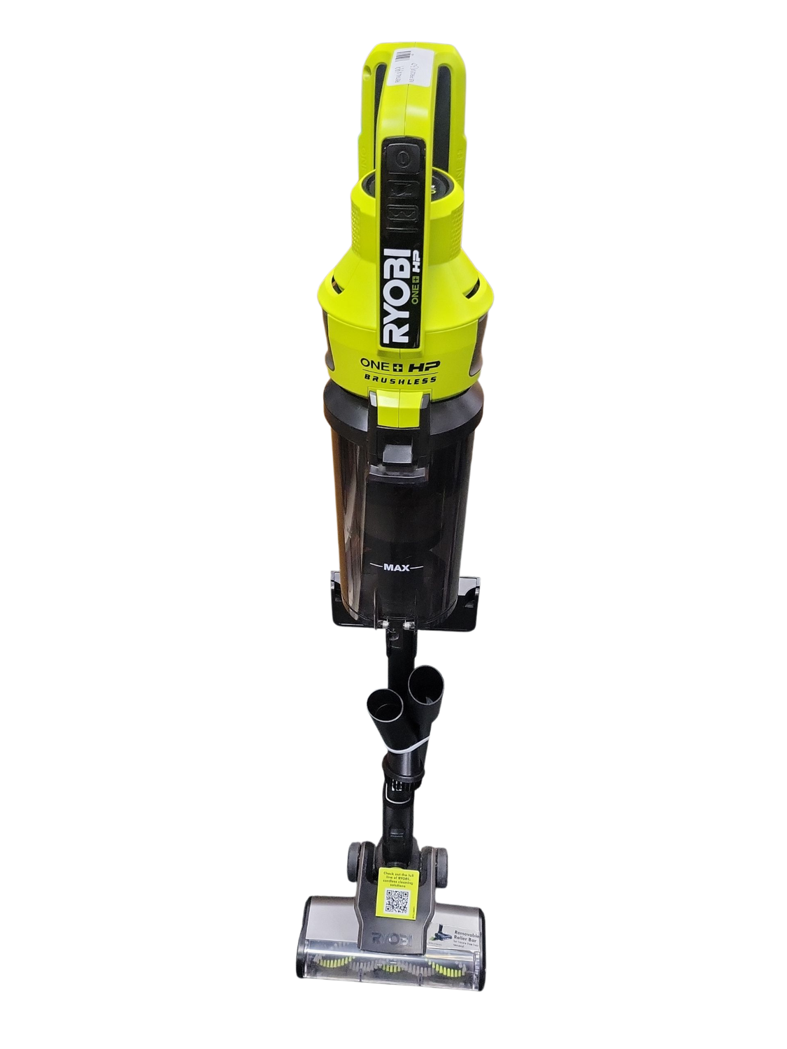 RYOBI ONE+ HP 18V Cordless Pet Stick Vacuum Cleaner (Tool Only) PBLSV716B  .