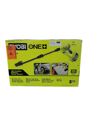 RYOBI ONE+ 18V EZClean 320 PSI 0.8 GPM Cordless Battery Cold Water Power Cleaner (Tool Only) RY120350  .