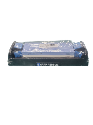 Sharp Pebble Knife Sharpening Stone Kit-Grit 1000/6000 Wet Stone-Built In Angle Guides 15/17/20/22 Degrees- Professional Whetstone Knife Sharpener Stone Set with Plastic Base