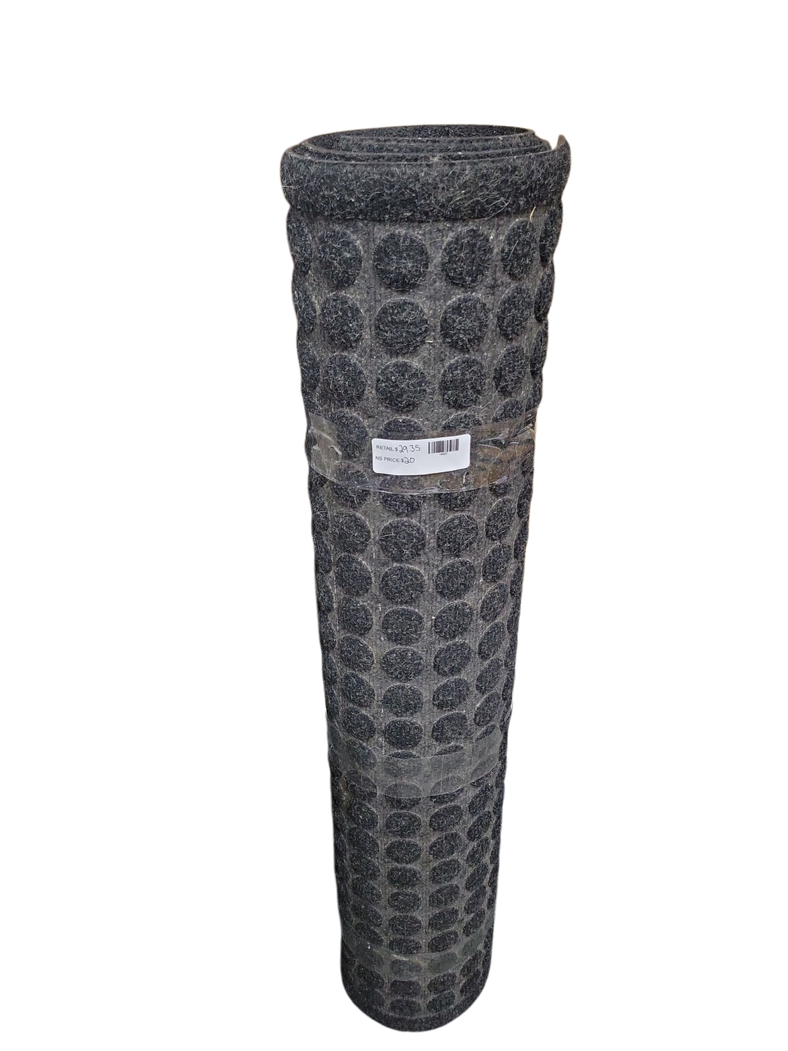 Apache Rib Pepper 3 ft. x 4 ft. Non-Slip Indoor Commercial Door Mat 01033190230000400A