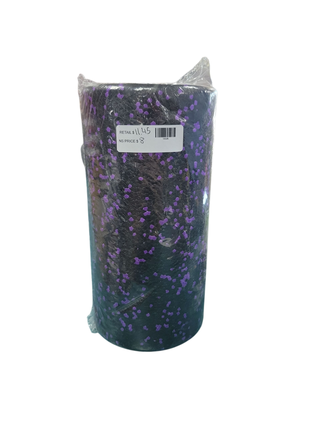 Yes4All High-Density Foam Roller for Back Pain Relief, Yoga, Exercise, Physical Therapy, Muscle Deep Tissue Massage 12-18-24-36- Purple Speckled - 12 Inches