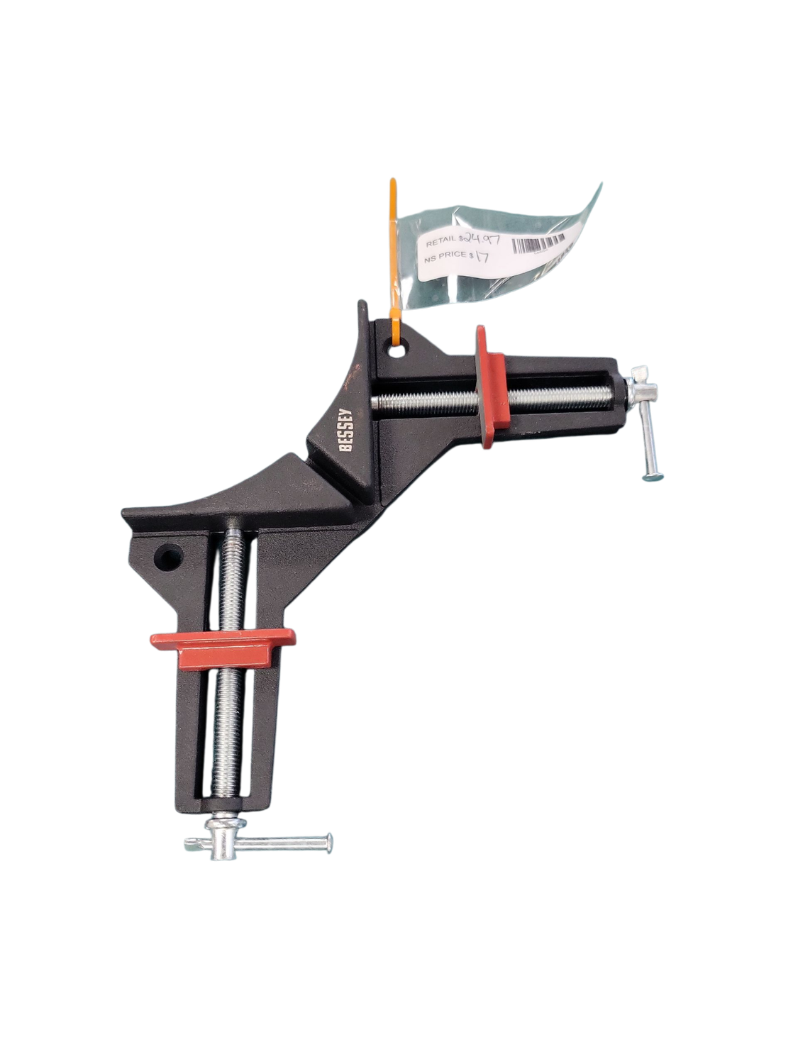 BESSEY 2-7/8 in. Capacity 90-Degree Corner Clamp with 1/2 in. Throat Depth WS-1 .