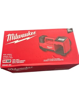 Milwaukee M18 18-Volt Lithium-Ion Cordless Electric Portable Inflator (Tool-Only) 2848-20