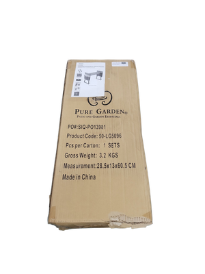 Pure Garden Gardening Kneeling Bench with Tool Pouches HW155096