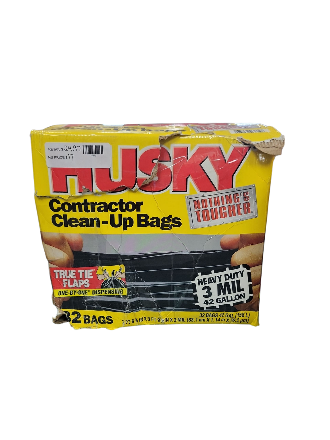 Husky 42 Gal. Heavy Duty Clean-Up Bags (32-Count) HK42WC032B