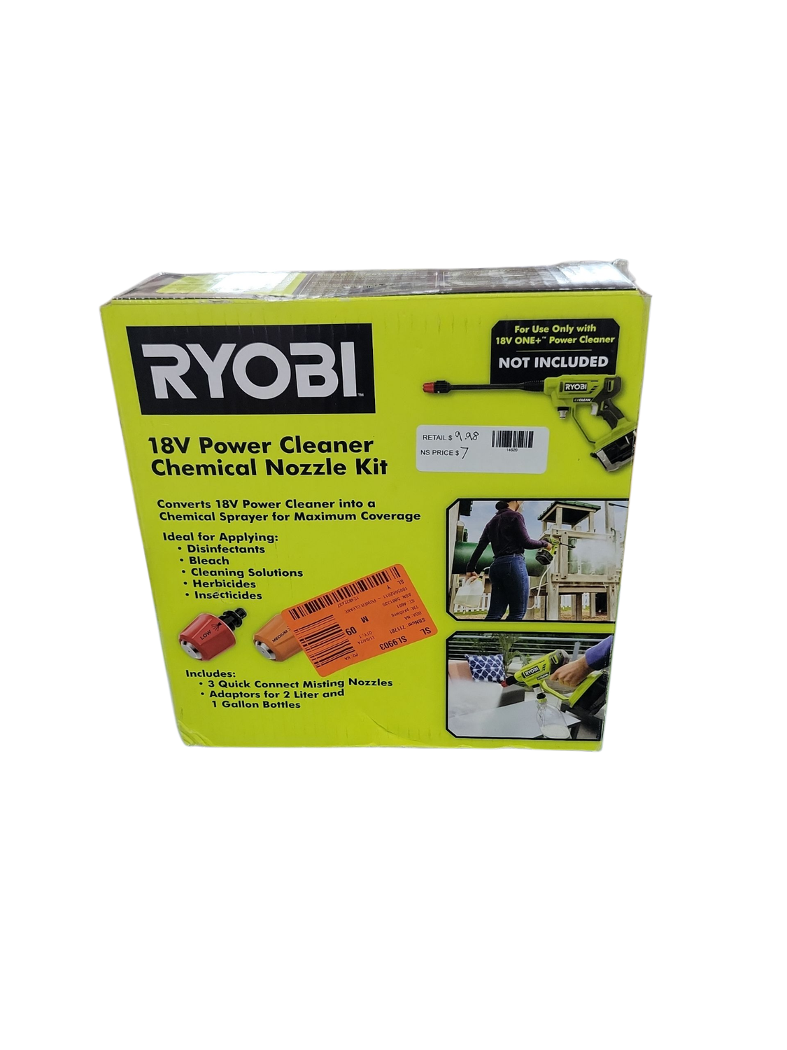 RYOBI EZClean Power Cleaner Chemical Nozzle Kit RY31MNK01  .
