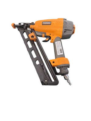 RIDGID Pneumatic 15-Gauge 2-1/2 in. Angled Finish Nailer with CLEAN DRIVE Technology, and Tool Bag R250AFF