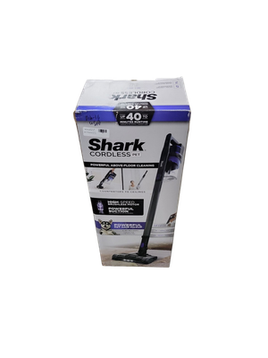 Shark Pet Bagless Cordless Washable Filter Stick Vacuum, XL Dust Cup, LED Lights, Removable Handheld, 40min Runtime in Gray IX141   .