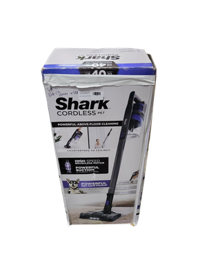 Shark Pet Bagless Cordless Washable Filter Stick Vacuum, XL Dust Cup, LED Lights, Removable Handheld, 40min Runtime in Gray IX141     .