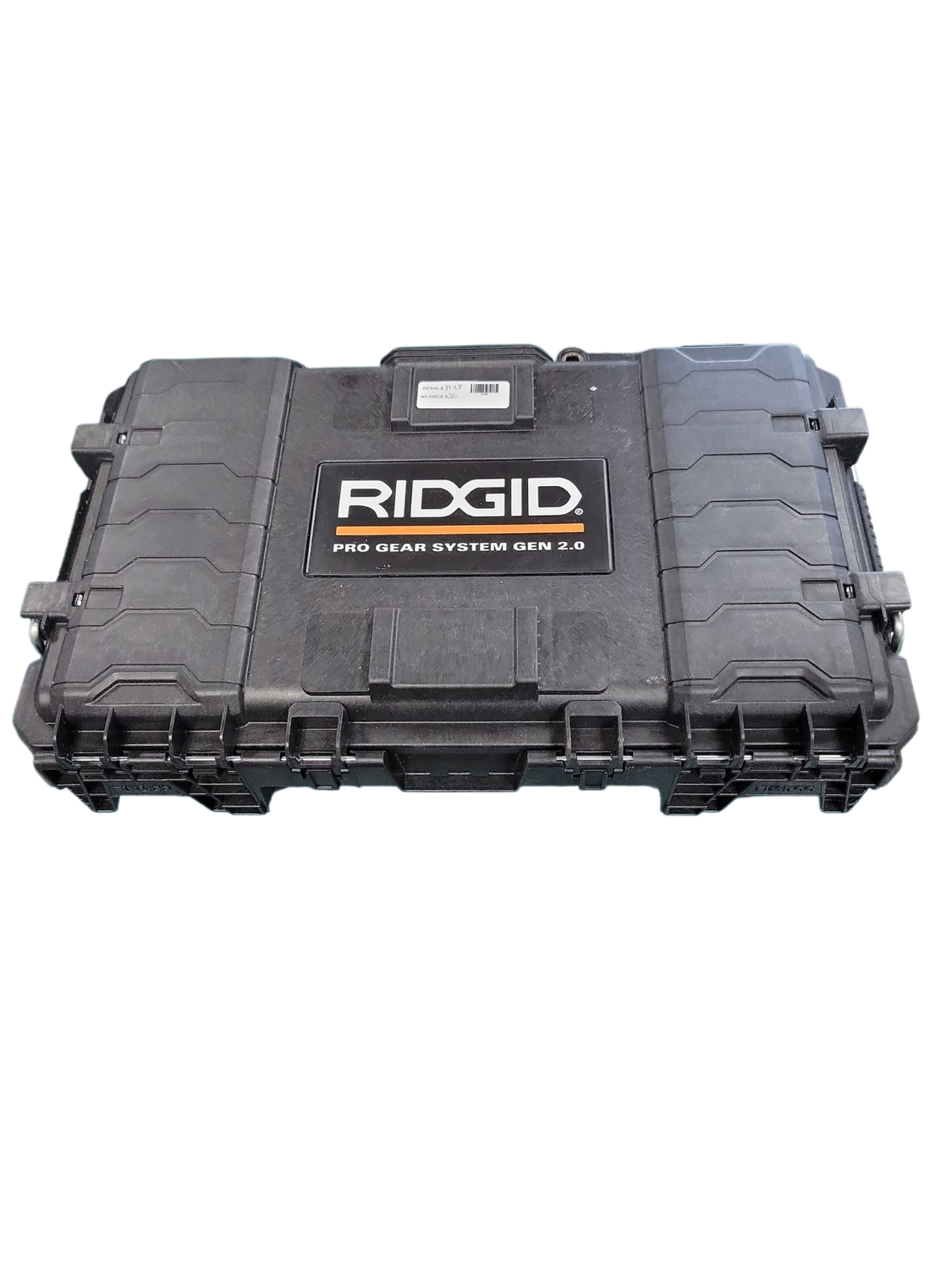 RIDGID Pro Gear System Gen 2.0 Stackable Durable Compact Power Tool Box With Secure Hang Mounts 254069